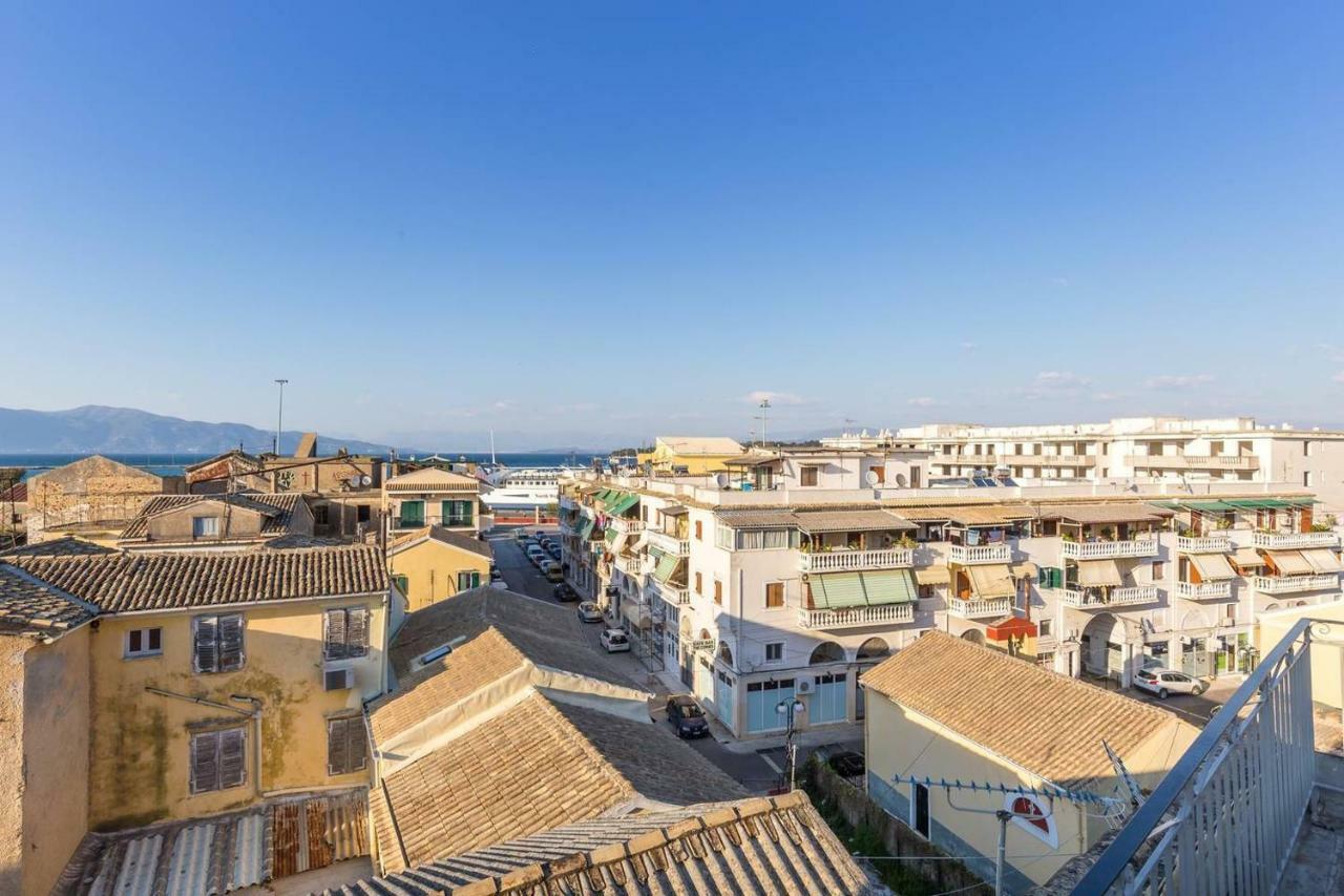 Spacious Maisonette - Roof Top View Of Corfu Port Mantouki Экстерьер фото